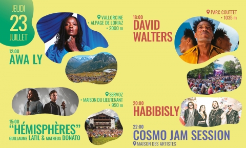 Your day at CosmoJazz • Thursday 23 July 2026