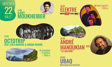 Your day at CosmoJazz • Wednesday 22 July 2026