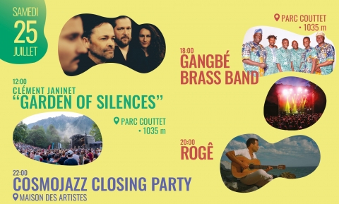 Votre journée au CosmoJazz • Samedi 25 juillet 2026